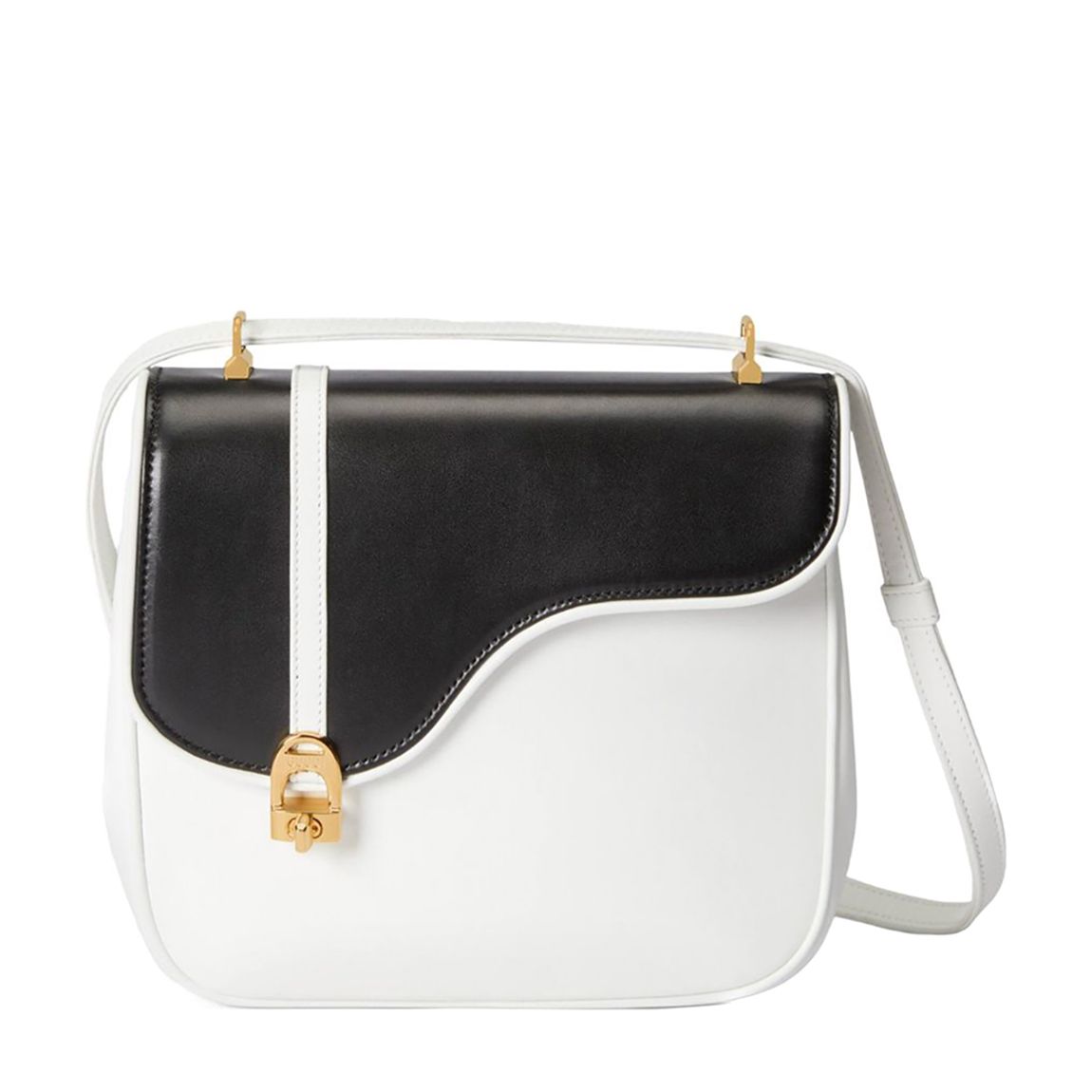 Gucci Black/ White Equestrian Bag main product photo