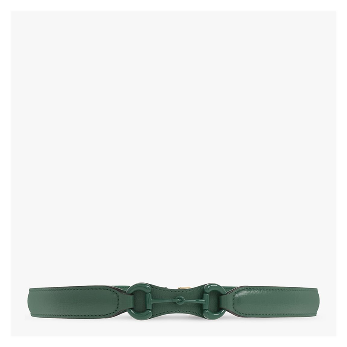 Gucci Green Horsebit Thin Belt main product photo