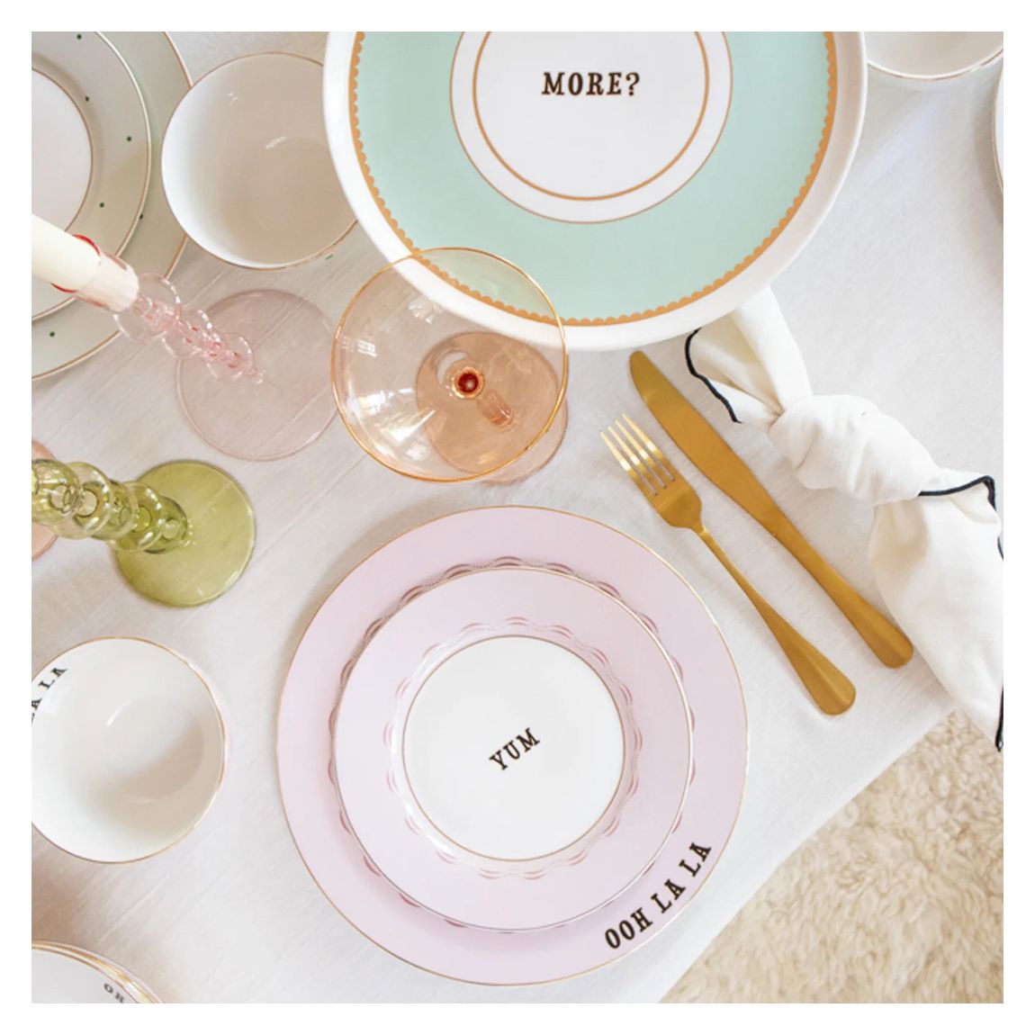 Slogan Footed Cake Stand in Gift Box main product photo