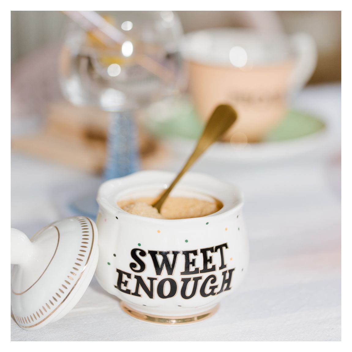 Sweet Enough Sugar Bowl with Lid main product photo