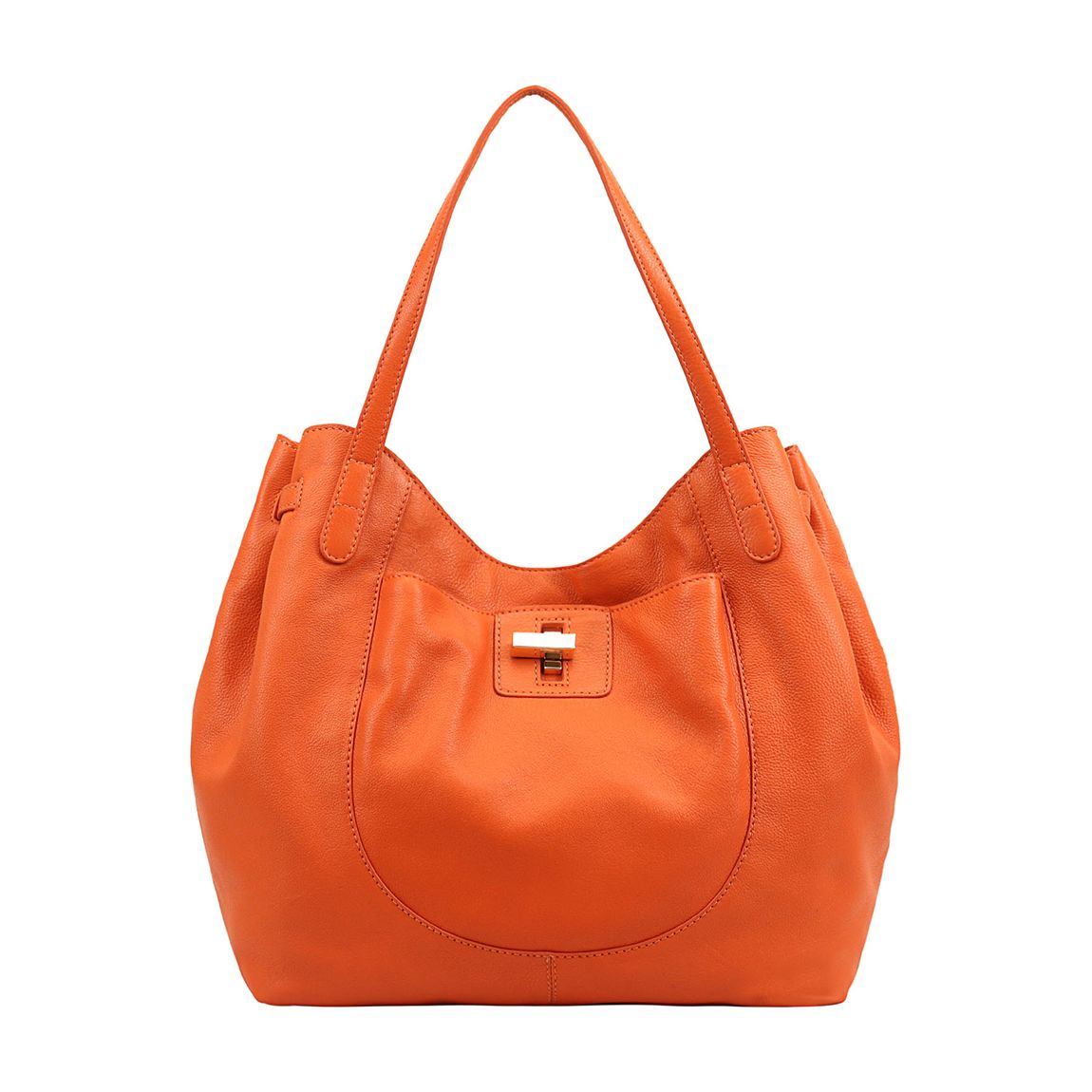 Orange Bolivar Shoulder Tote Bag main product photo