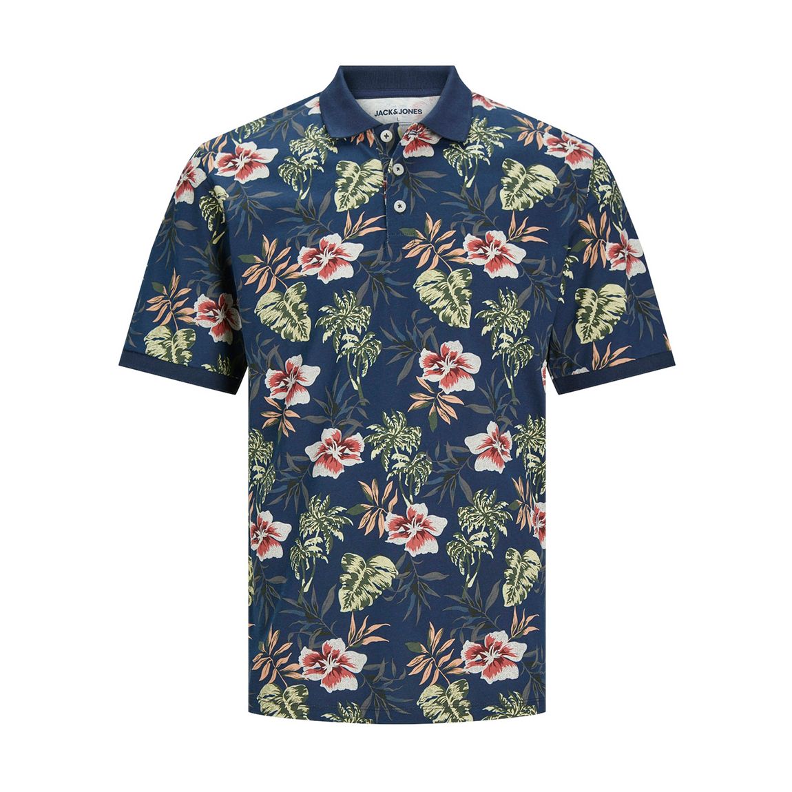 Dark Navy Cotton Polo Shirt main product photo