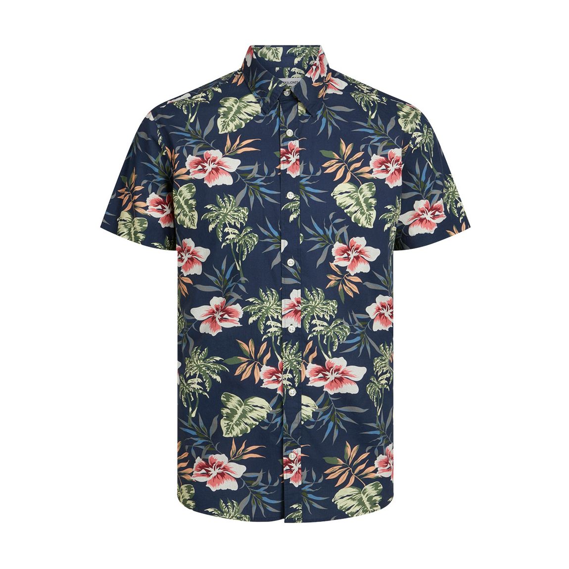 Dark Navy Short Sleeve Cotton Shirt main product photo