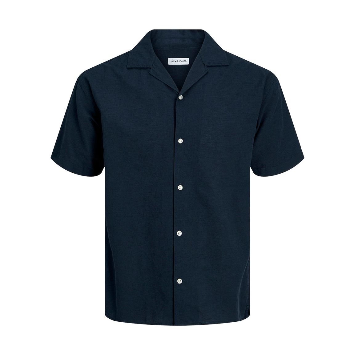 Navy Blazer Short Sleeve Cotton Blend Shirt main product photo