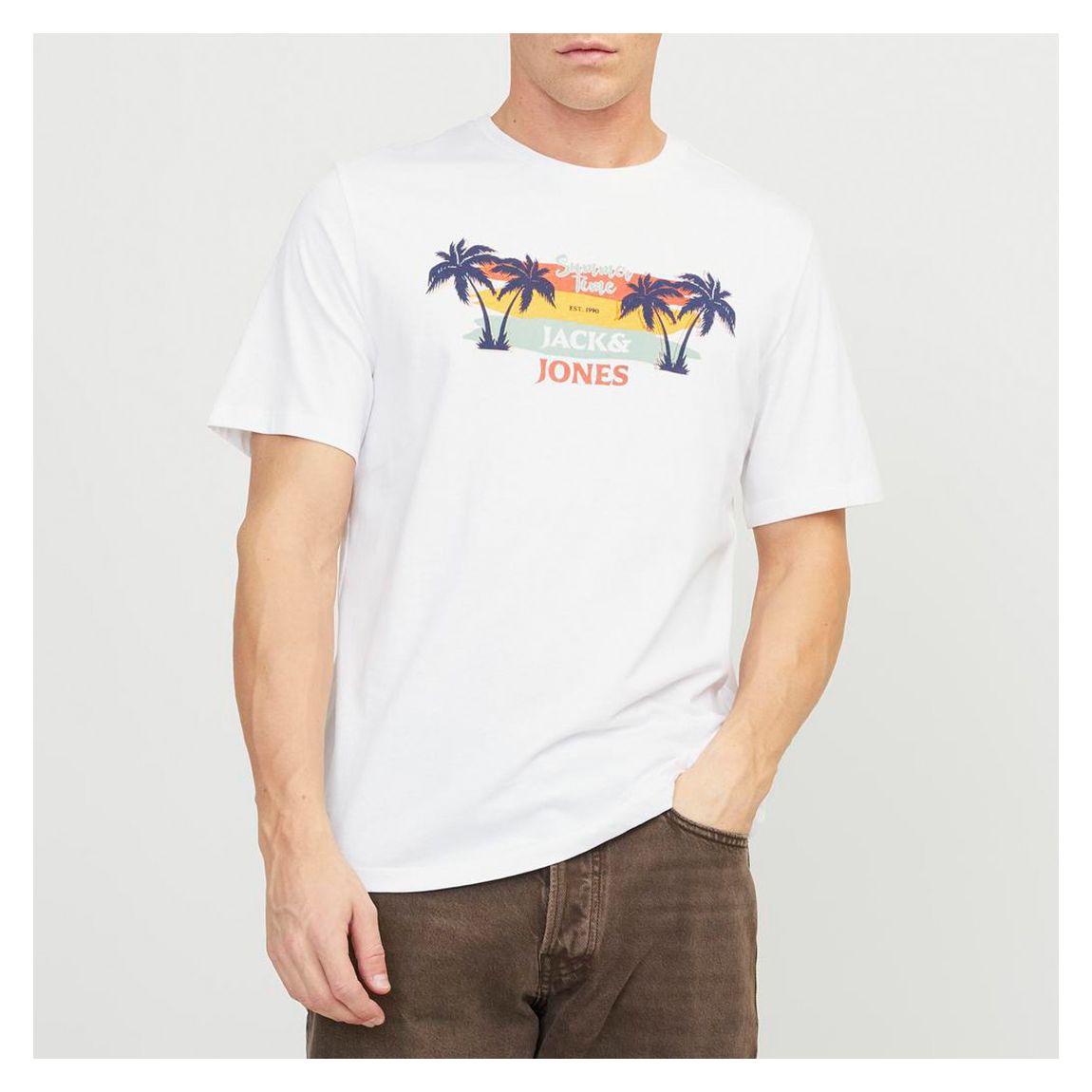 White Cotton T-Shirt main product photo