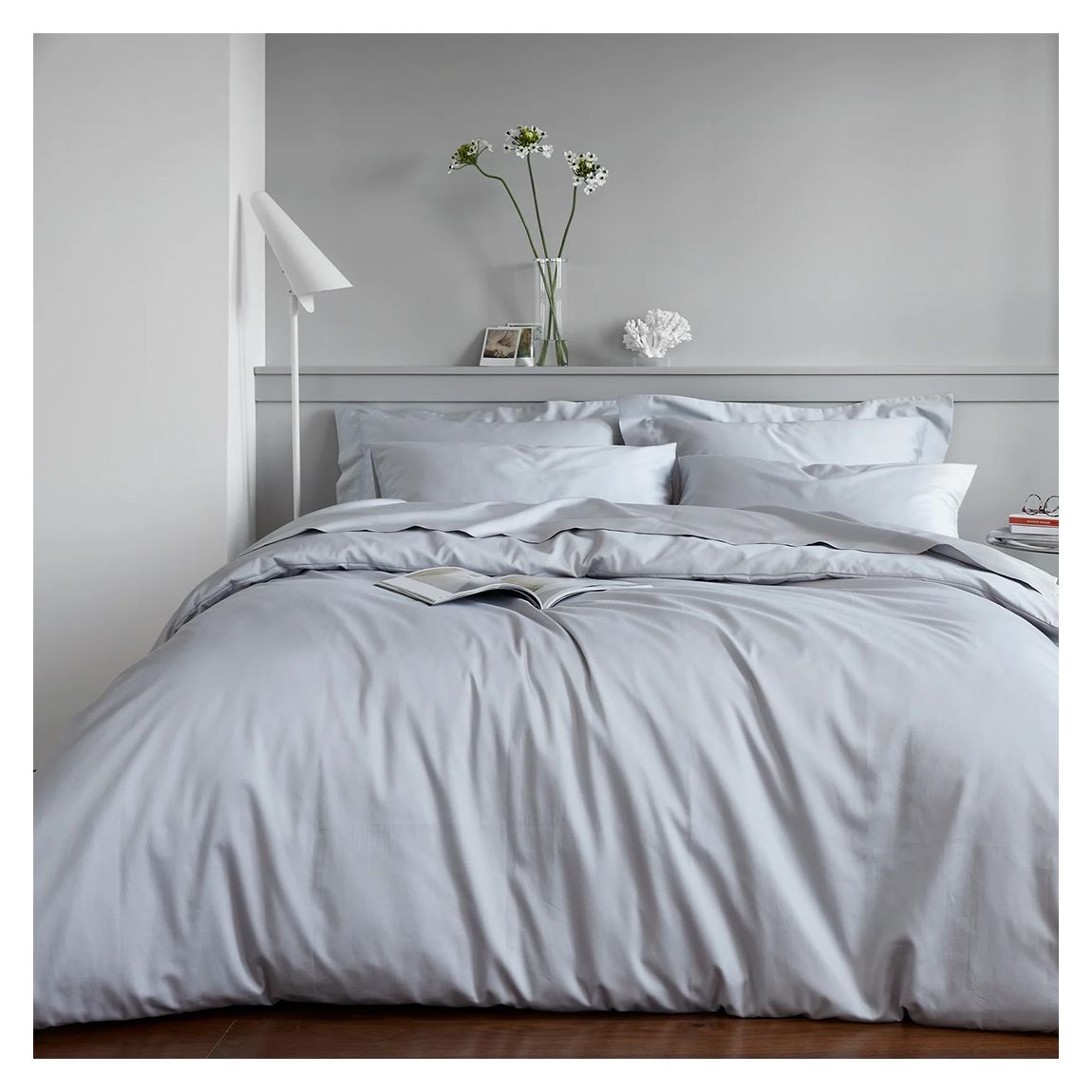 Whitworth Superking Duvet Cover Set, Feather Grey main product photo