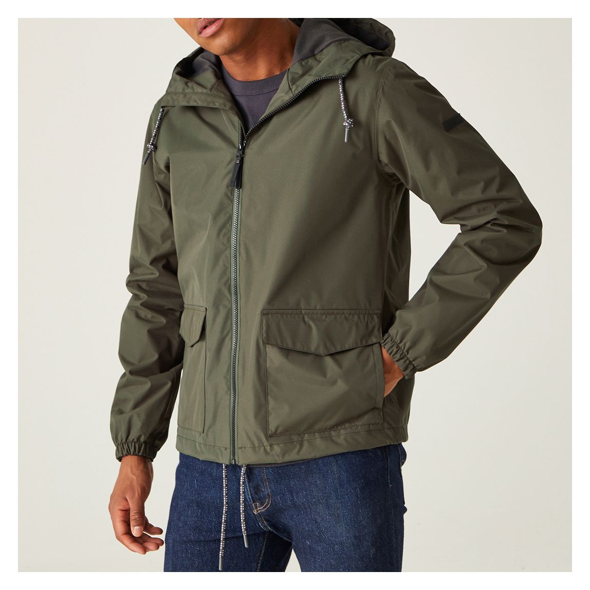 Khaki Bayano Waterproof Jacket main product photo
