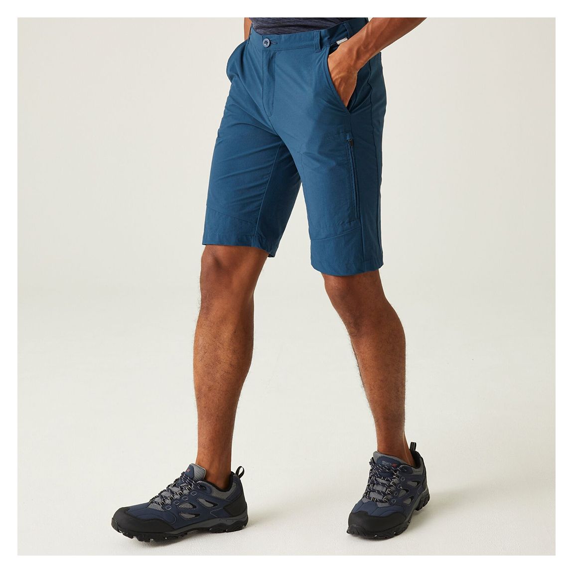 Navy Highton Long Walking Shorts main product photo
