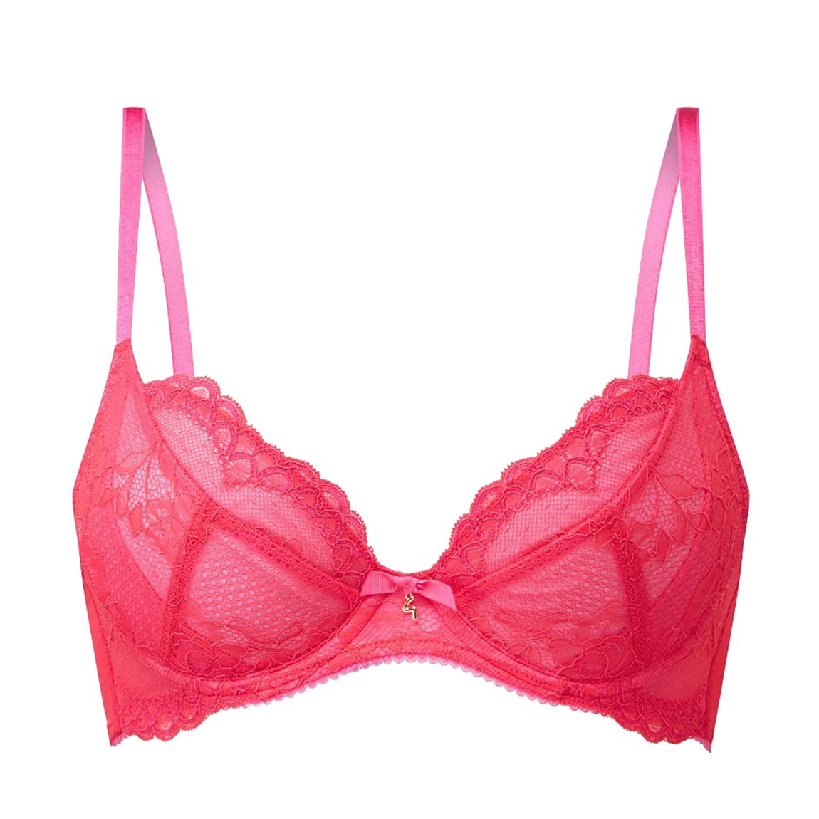 Rose Red Superboost Lace Plunge Bra main product photo