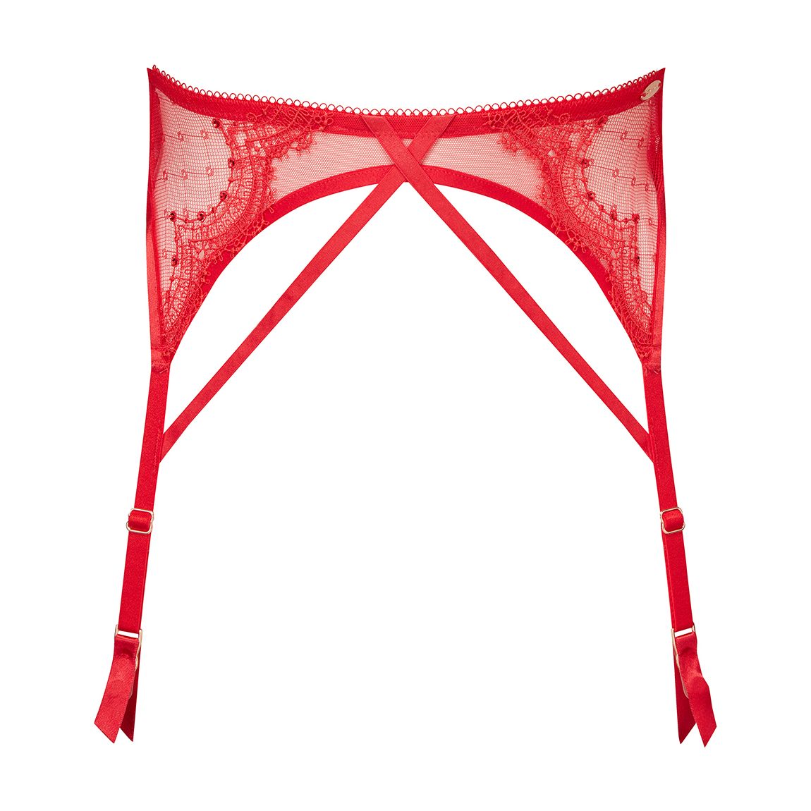Red VIP Audacious Suspender main product photo