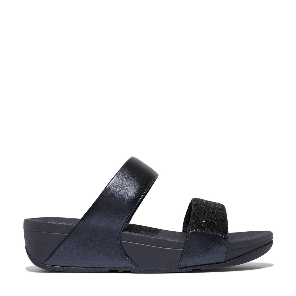 Navy Glitter Lulu Opul Slides main product photo