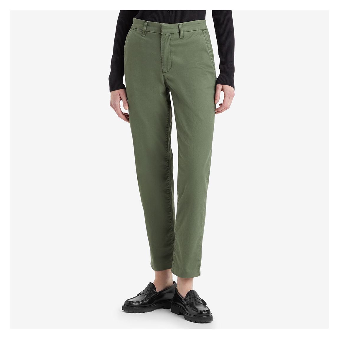 Khaki Essential Cotton Blend Chinos main product photo