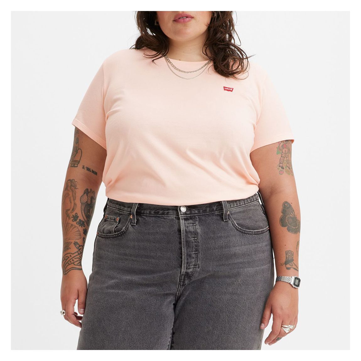 Plus Blush Cotton T-Shirt main product photo