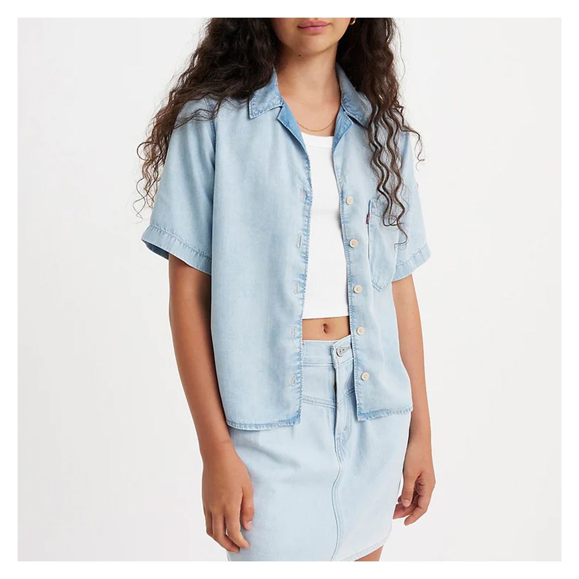 Blue Joyce Short Sleeve Shirt main product photo