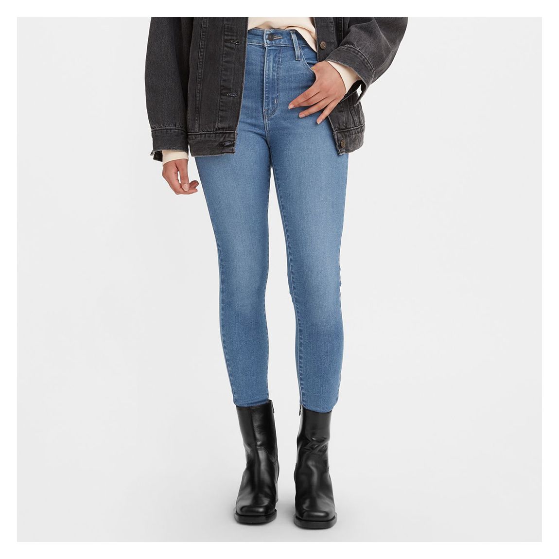 Blue Mile High Super Skinny Stretch Jeans main product photo