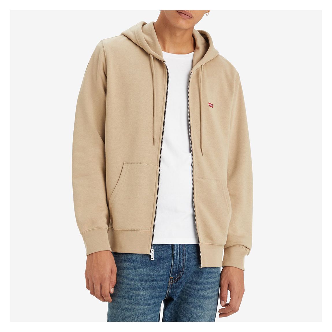 Camel Core Zipped Cotton Blend Hoodie main product photo