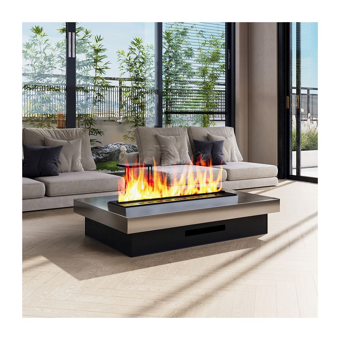 Electric 3D Water Vapor Fireplace main product photo