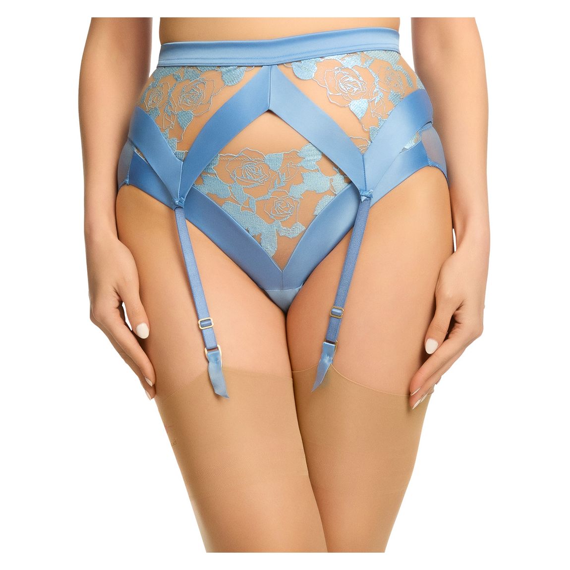 Blue Rosabelle Suspender main product photo