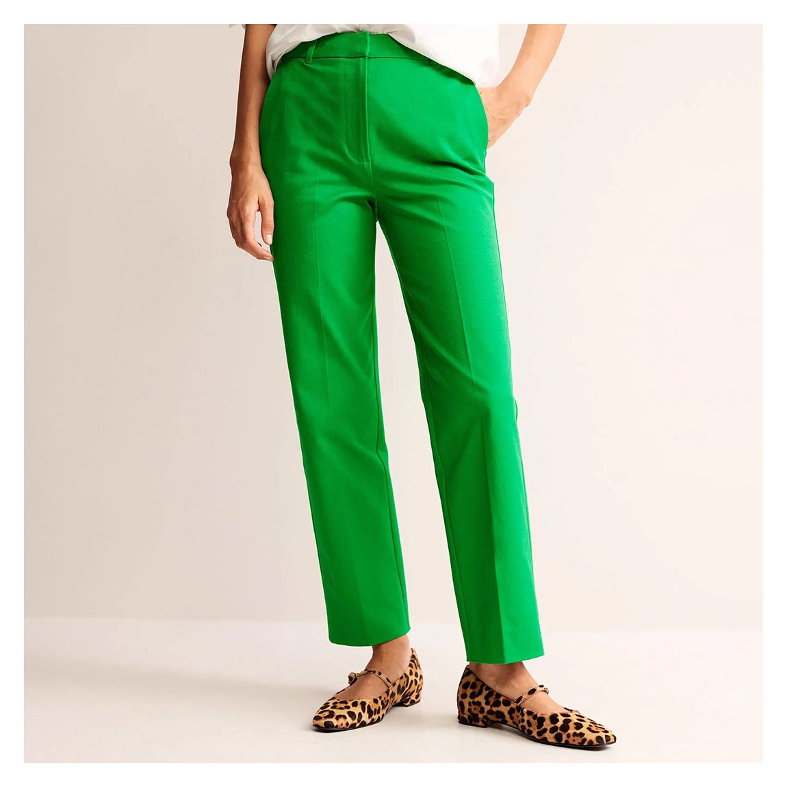 Green Kew Bi Stretch Trousers main product photo