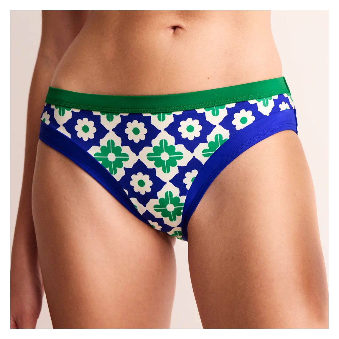 Blue/Green Santorini Bikini Bottoms main product photo