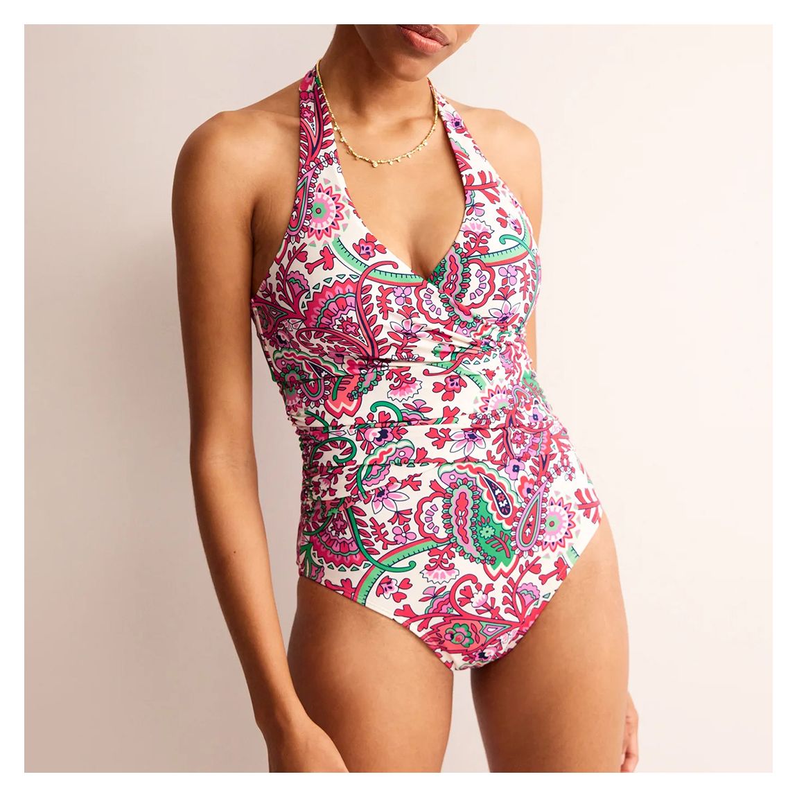 Multi Levanzo Halter Swimsuit main product photo