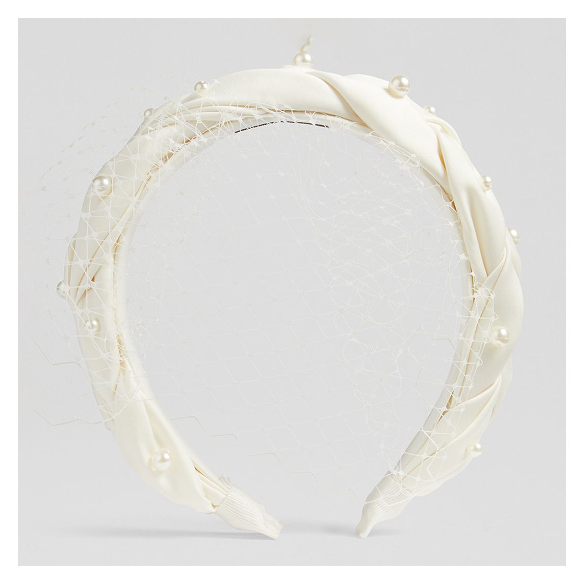 Melissa Ivory Plaited Headband Fascinator main product photo