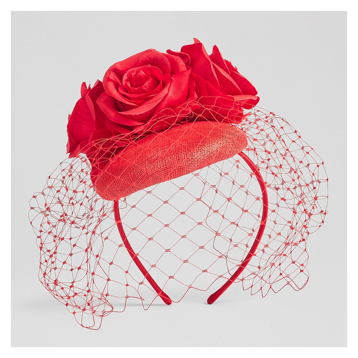 Alice Red Netted Alice Band main product photo
