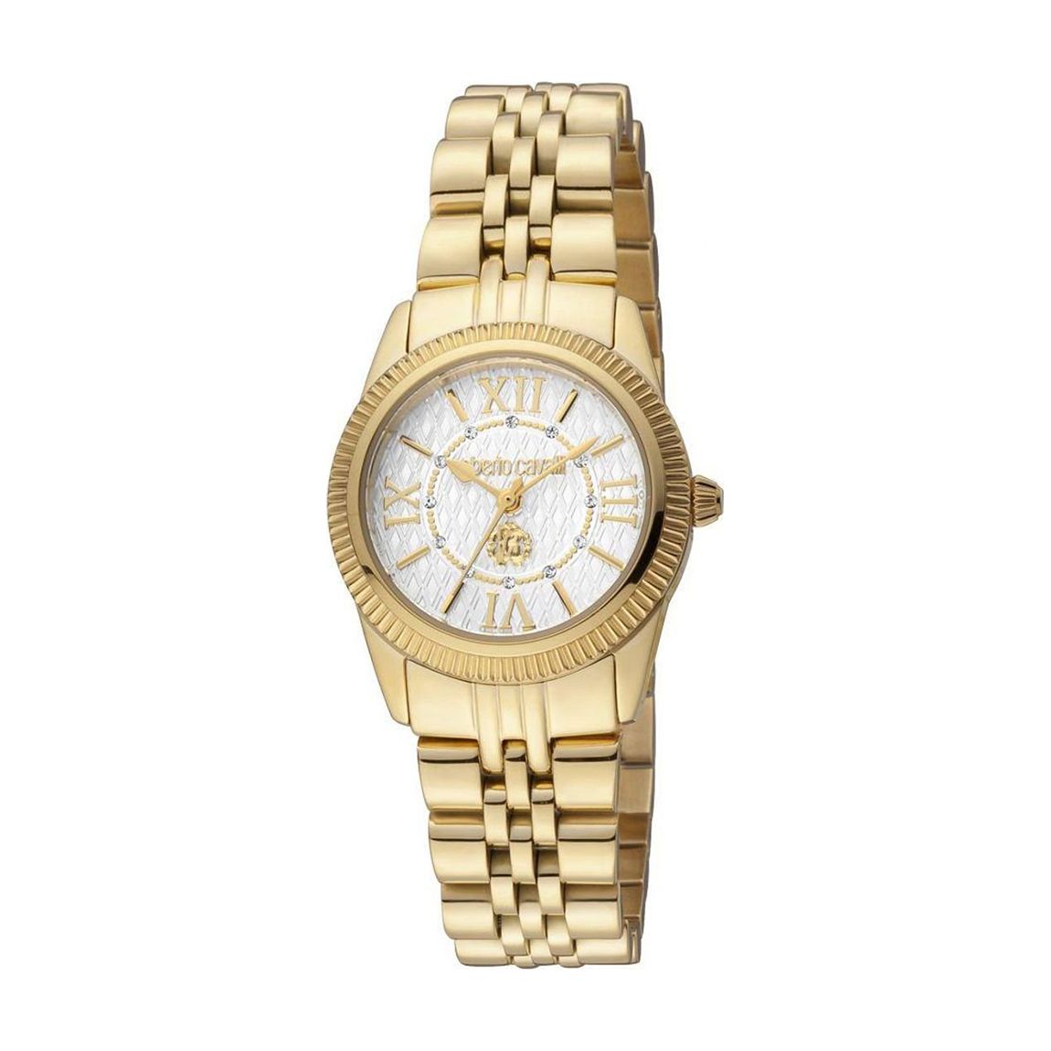 Women's Gold Roberto Cavalli Stainless Steel Watch 28mm main product photo