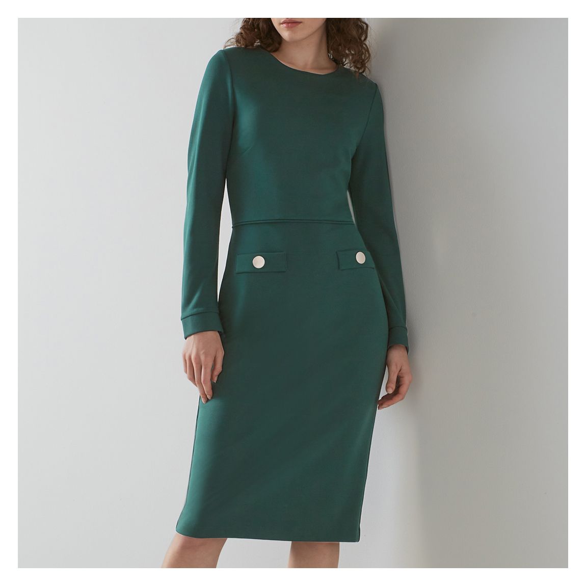 Green Elina Dress main product photo