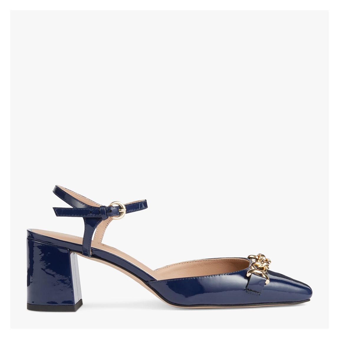 Navy Leather Mindy Open Courts main product photo