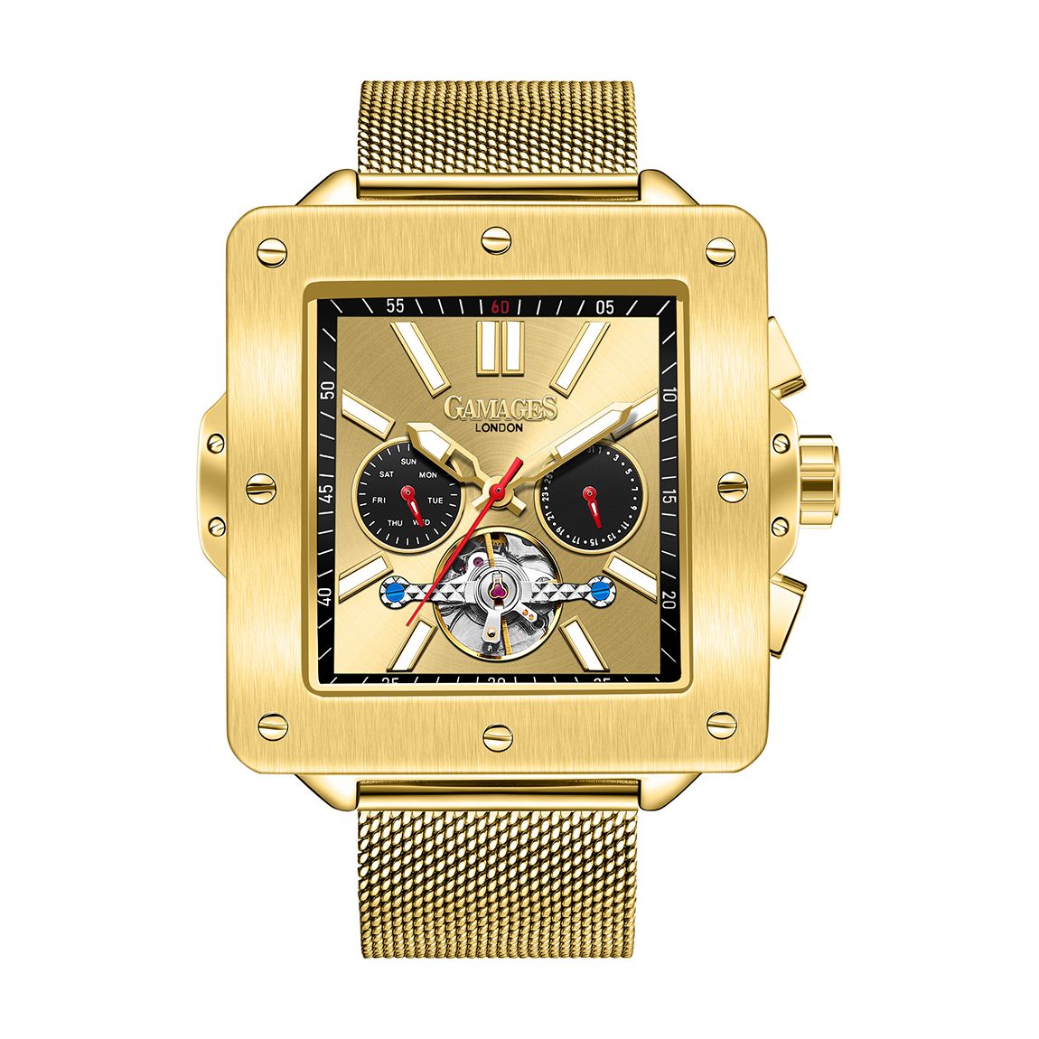 Men's Gold Astute Automatic Watch 45mm main product photo