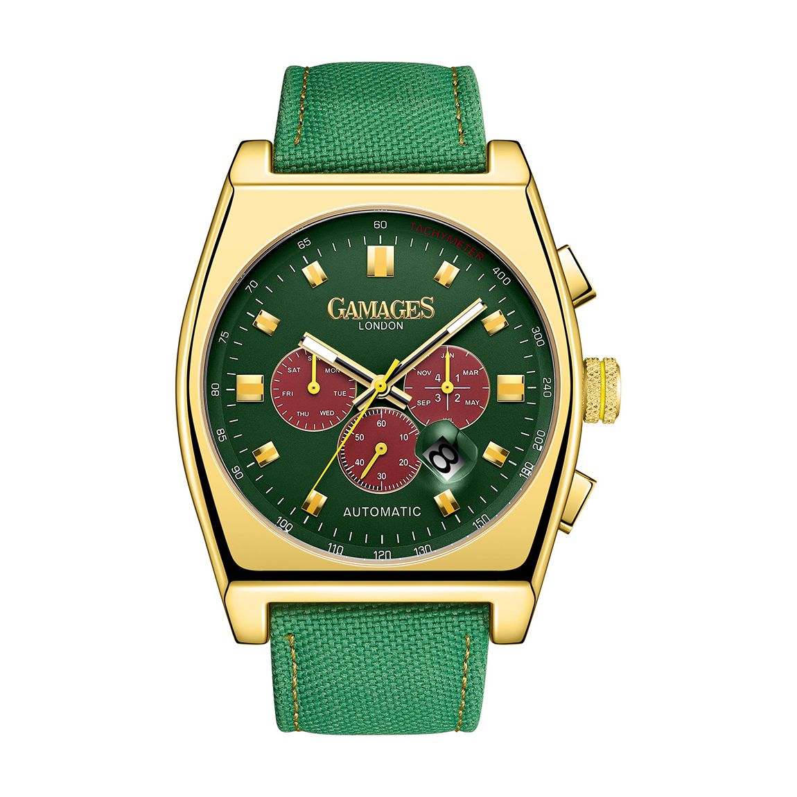 Men's Green Retro Calibre Automatic Watch 45mm main product photo