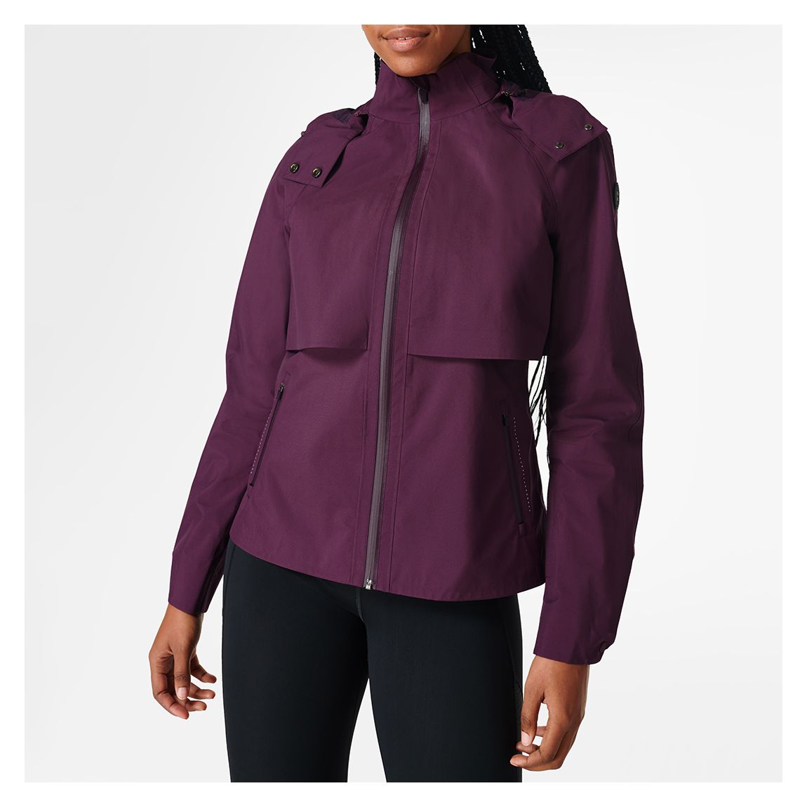 Aubergine Purple Pro Light Performance Running Jacket main product photo