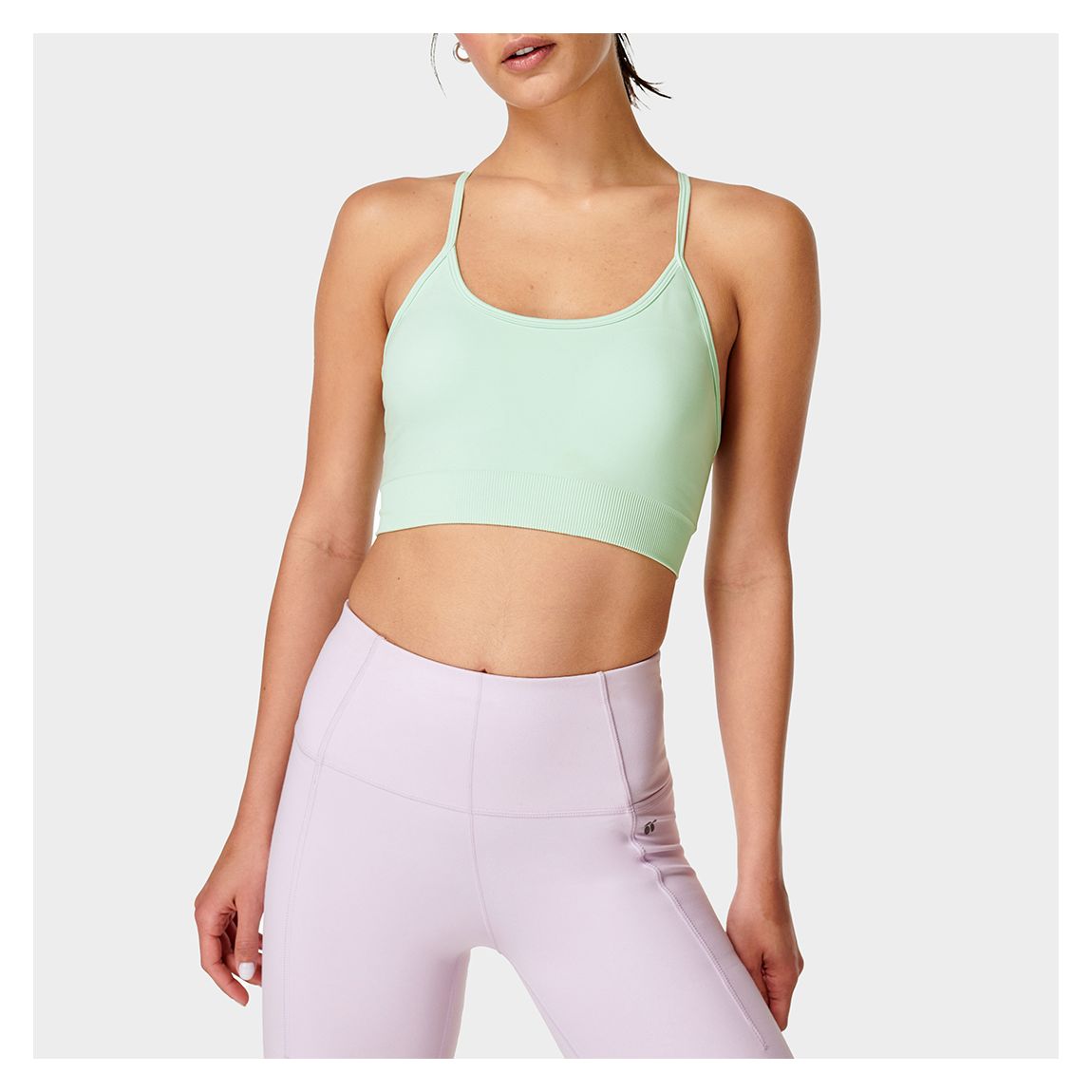 Spring Green Spirit Reformed Yoga Bra main product photo
