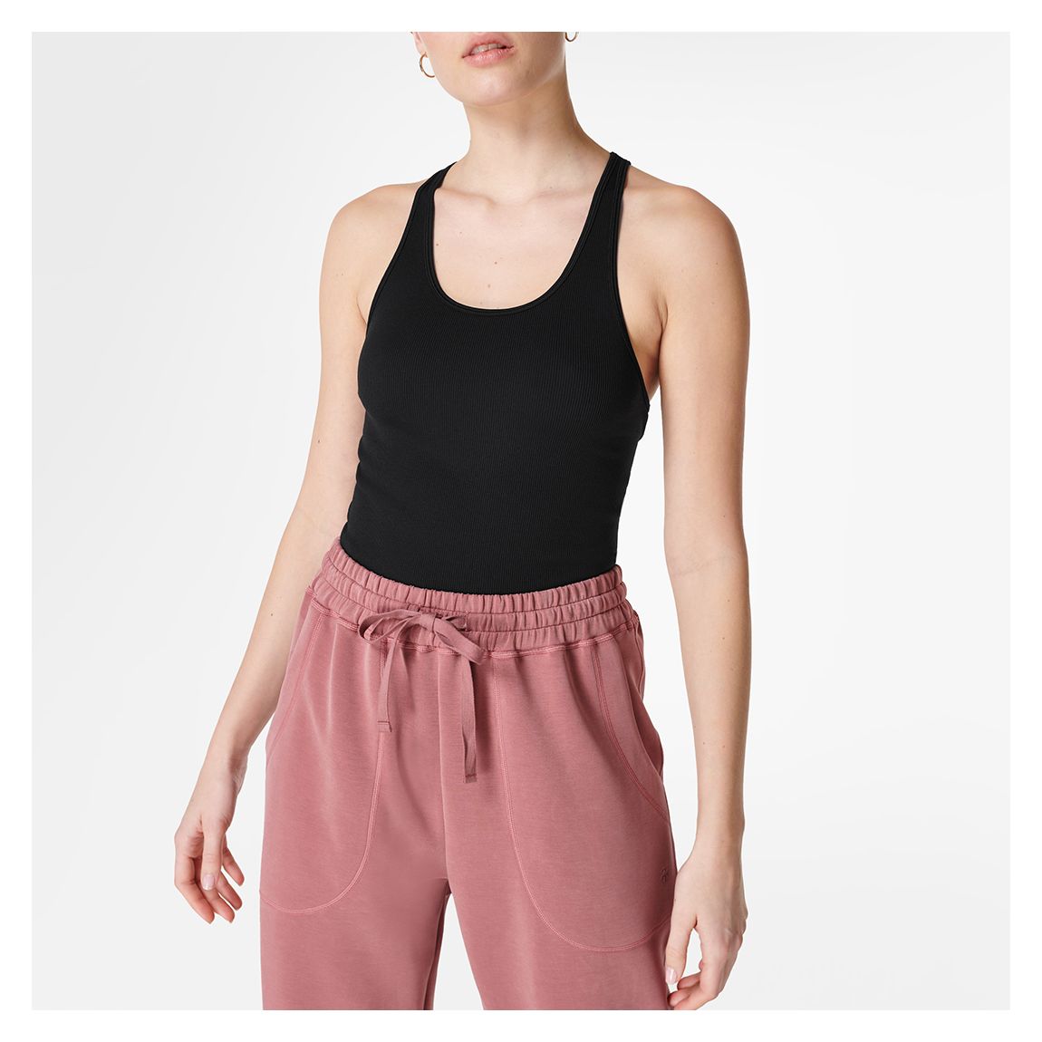 Black Spring Seamless Tank Top main product photo