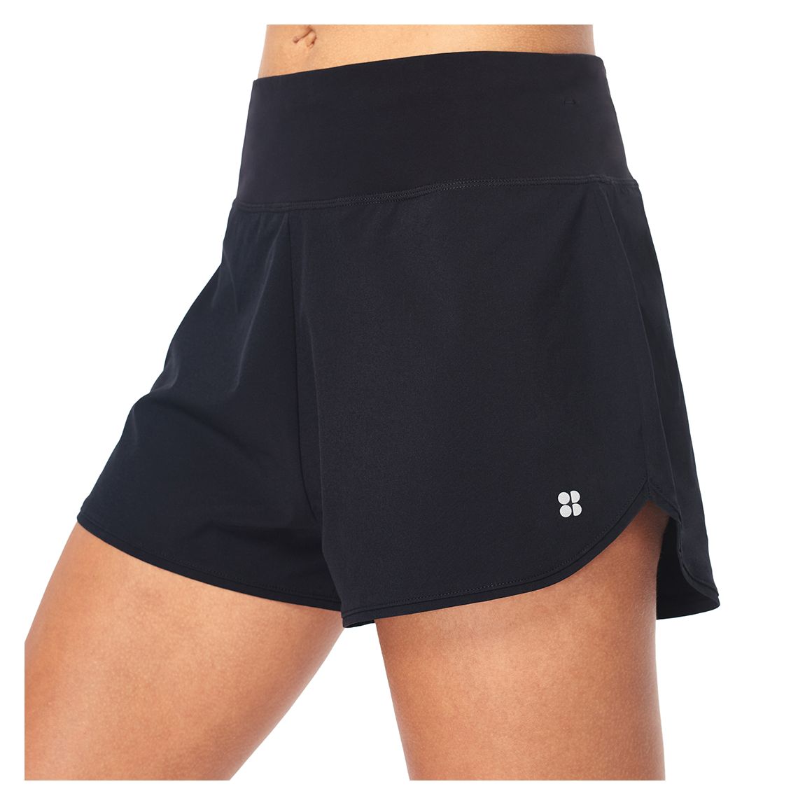 Black Time Trial 3.5 Inch Running Shorts main product photo