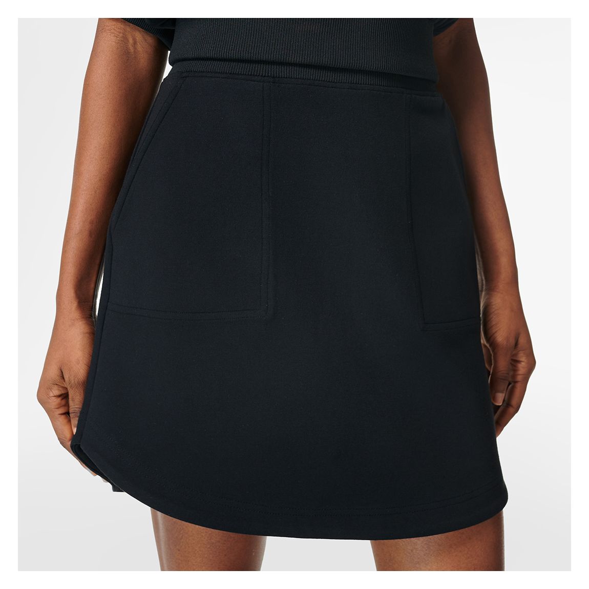 Black Sophia Mini Skirt main product photo