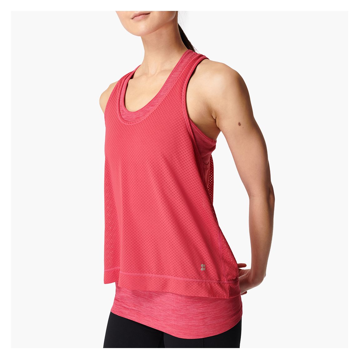 Tayberry Pink Double Time 2 in 1 Workout Vest main product photo
