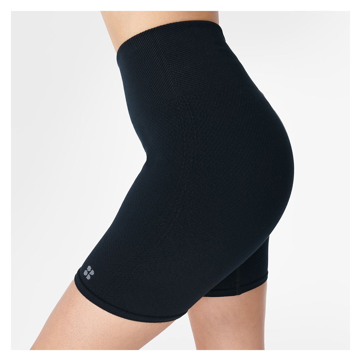 Black Mindful Seamless 4 Inch Yoga Shorts main product photo