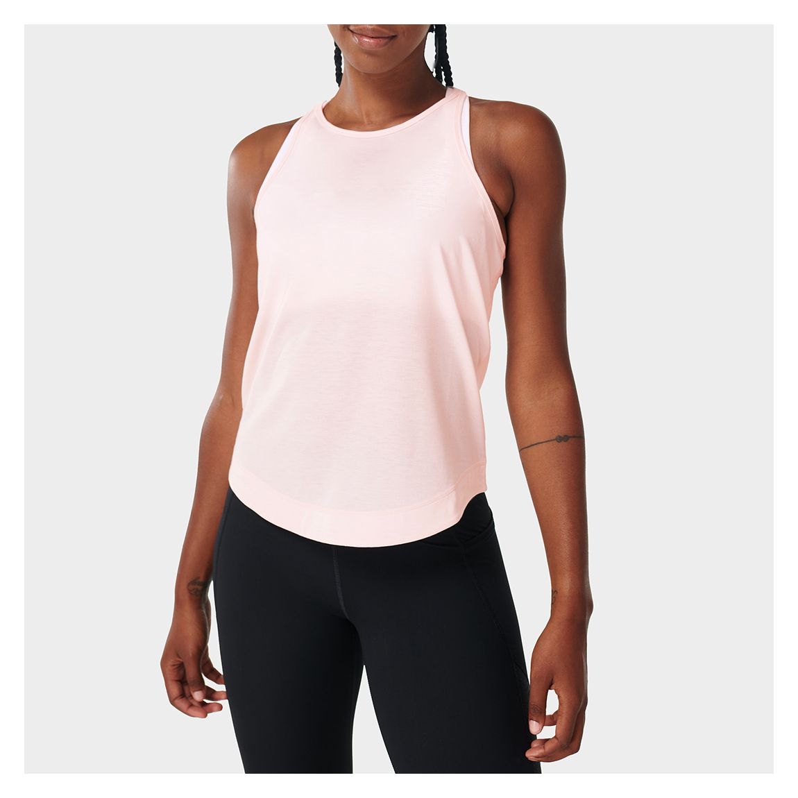 Tulle Pink Breezy Tank Top main product photo