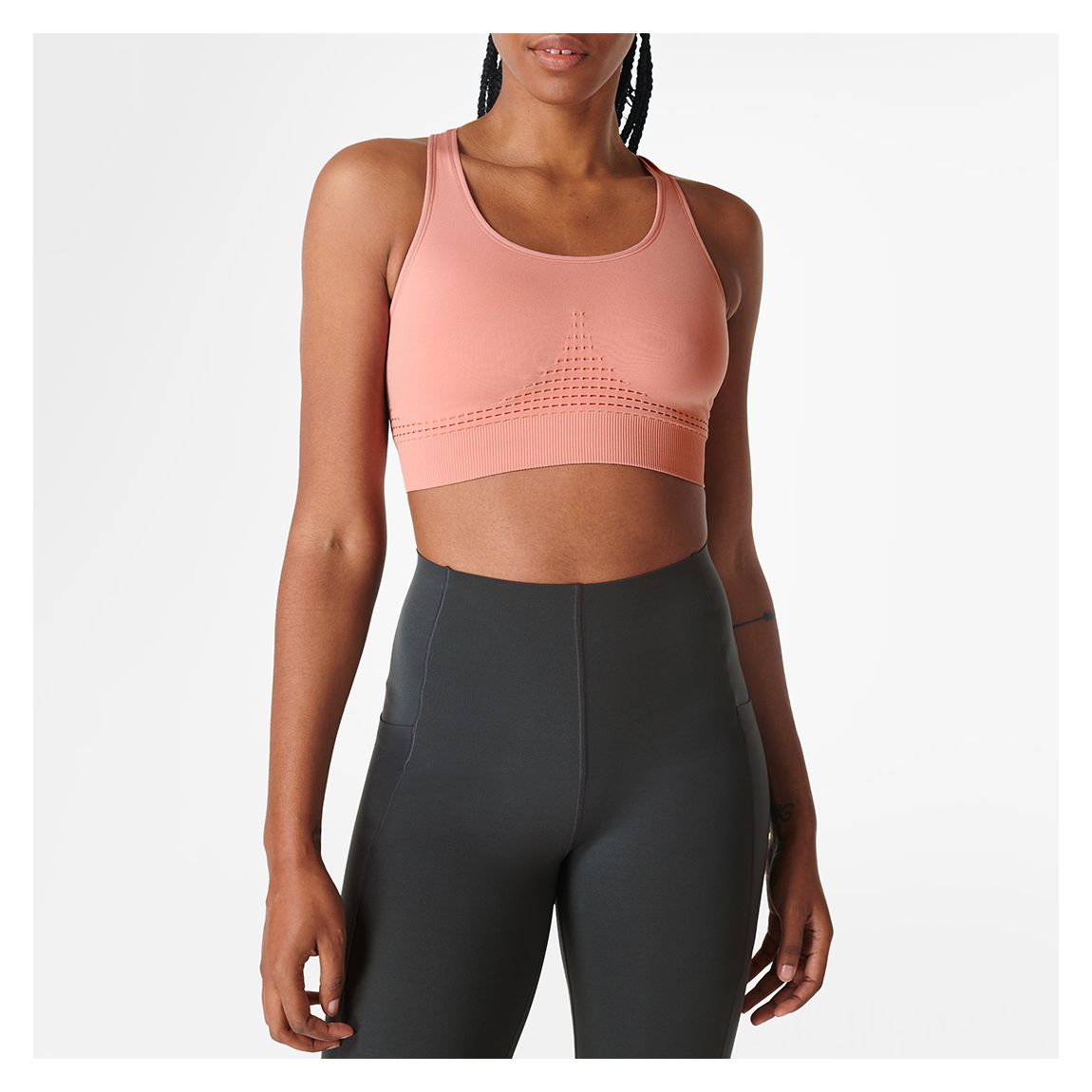 Bloom Pink Stamina Sports Bra main product photo