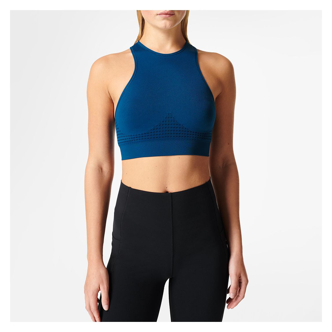 Deep Blue Stamina High Neck Bra main product photo