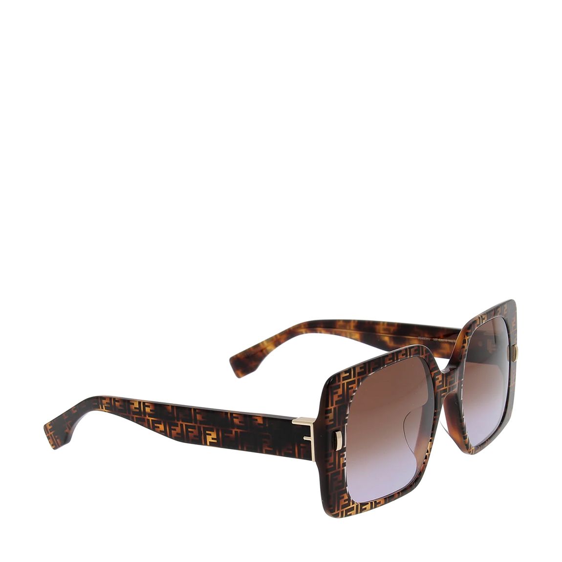 Women's Brown Fendi Sunglasses 53mm main product photo