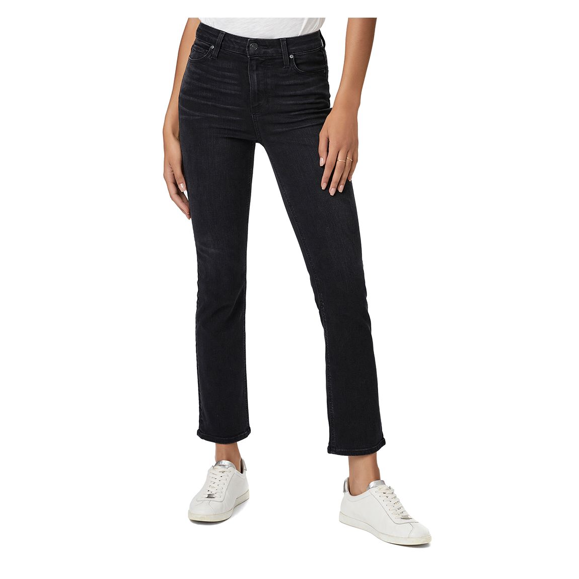 Washed Black Cindy Straight Leg Jeans main product photo