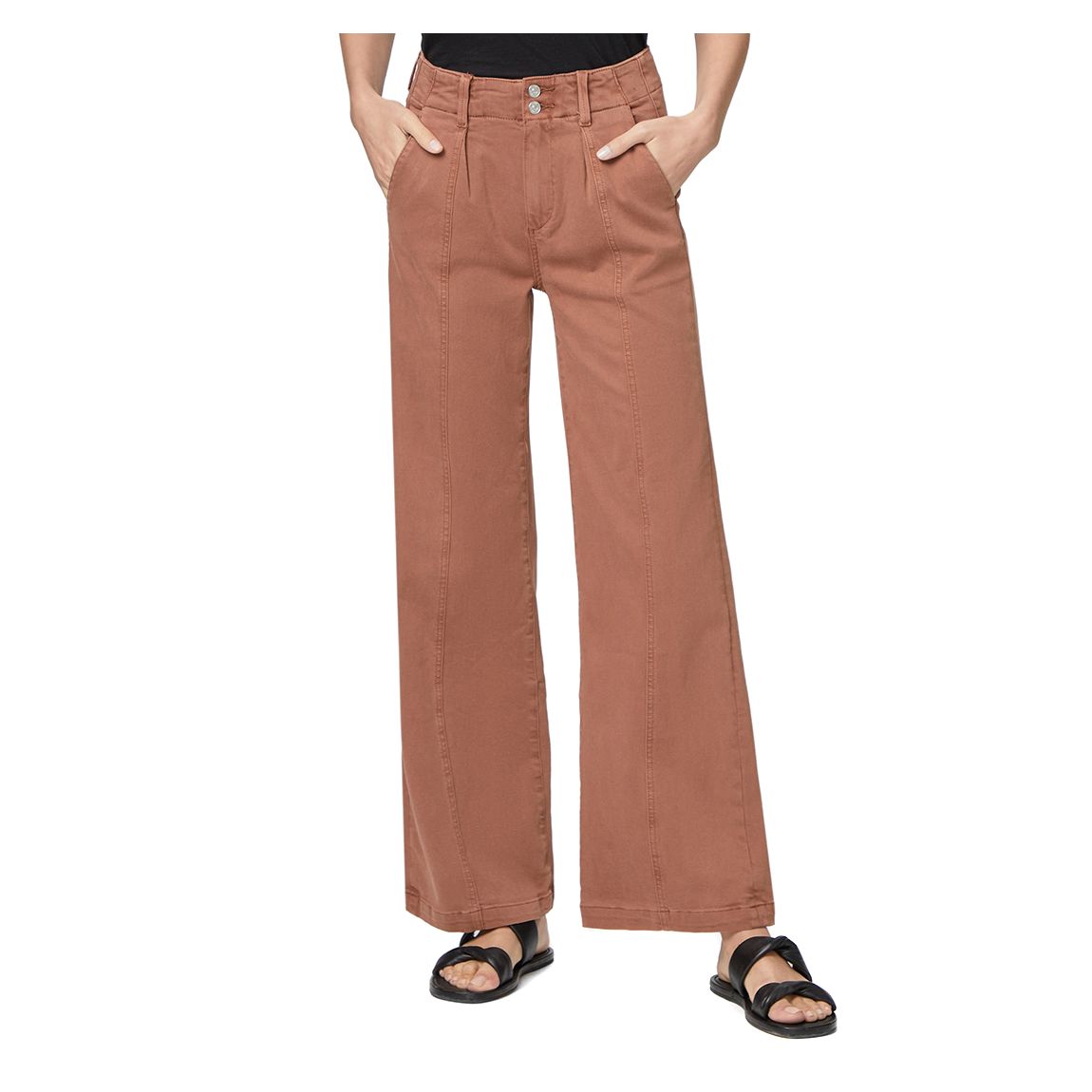 Rust Wide Leg Brooklyn Jeans main product photo
