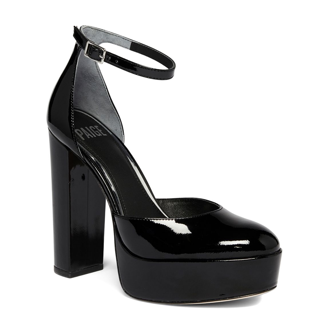 Black Patent Leather Molly Heels main product photo
