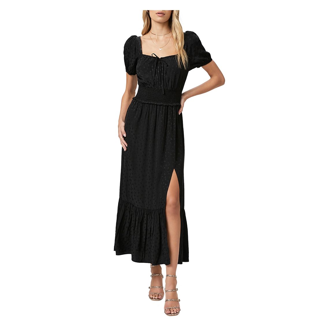 Black Avonne Maxi Dress main product photo