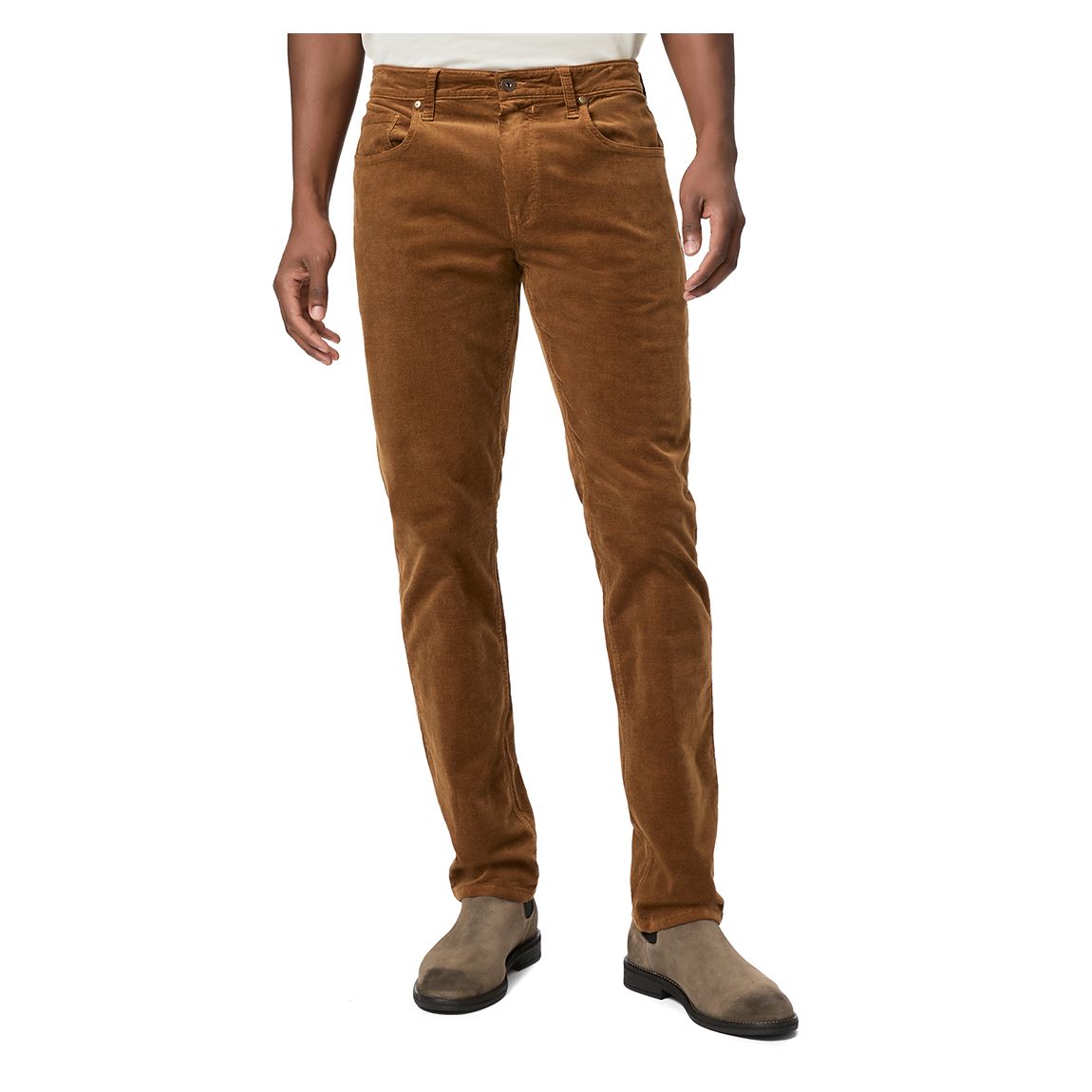 Brown Corduroy Lennox Skinny Trousers main product photo