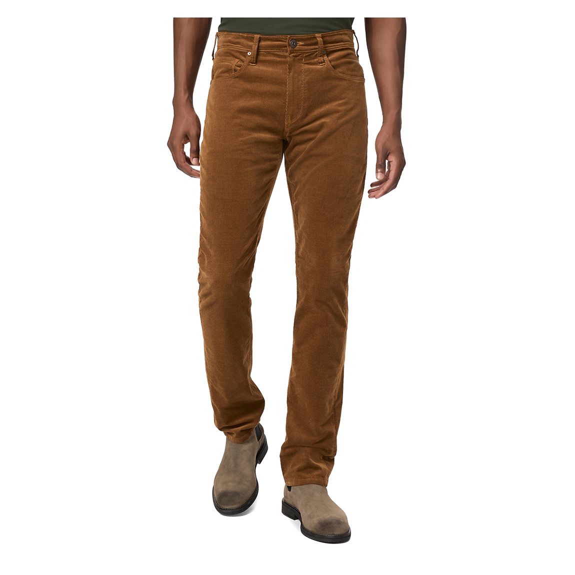 Brown Corduroy Federal Slim Trouser main product photo