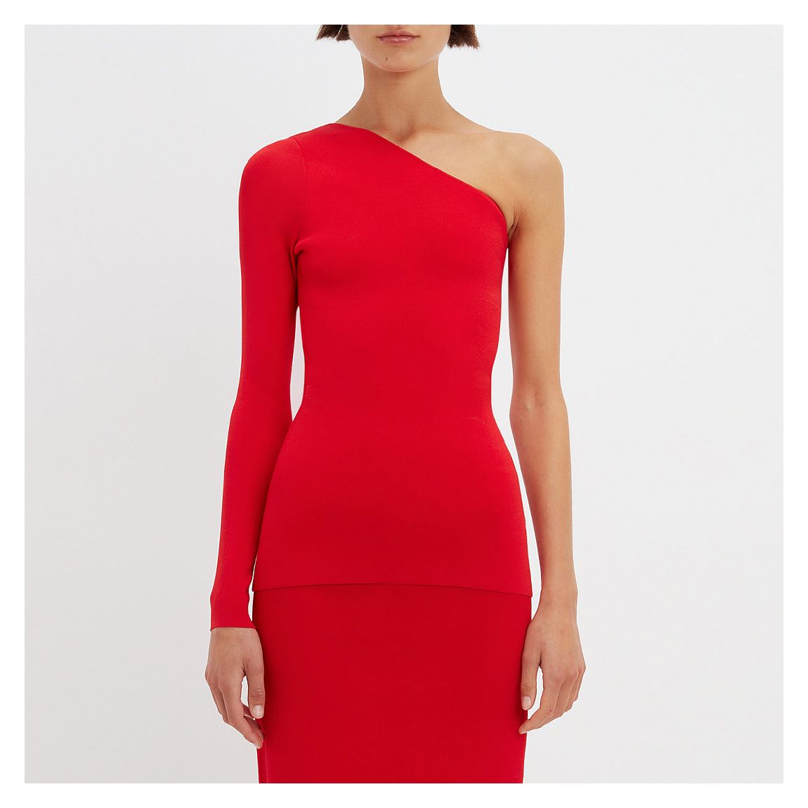 Red VB Body One Shoulder Top main product photo
